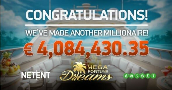 NetEnt’s Mega Fortune Dreams Turns Player into Multi-Millionaire