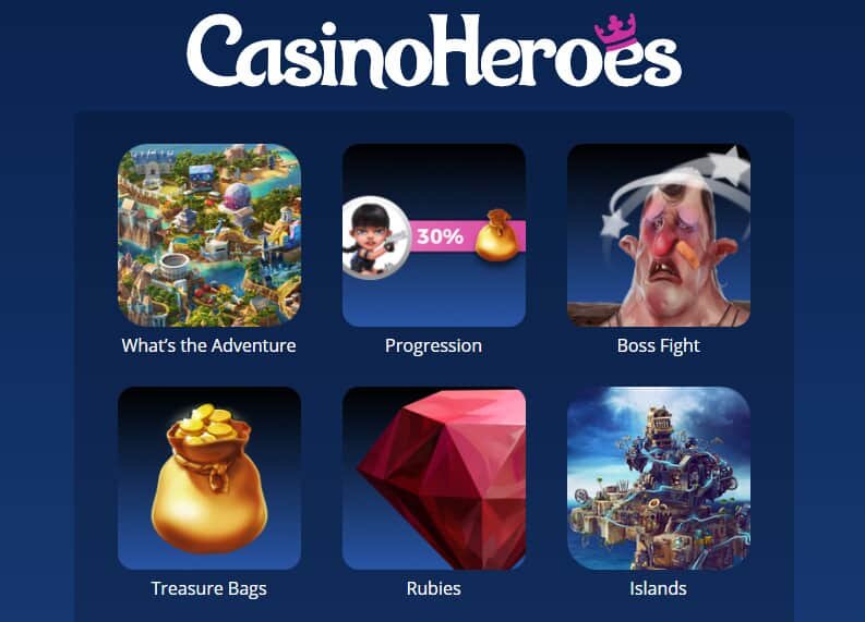 How Does the Casino Heroes Adventure Work?